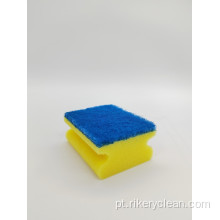 Flaveres de esponja de alcance à mão de cozinha para lavar a louça